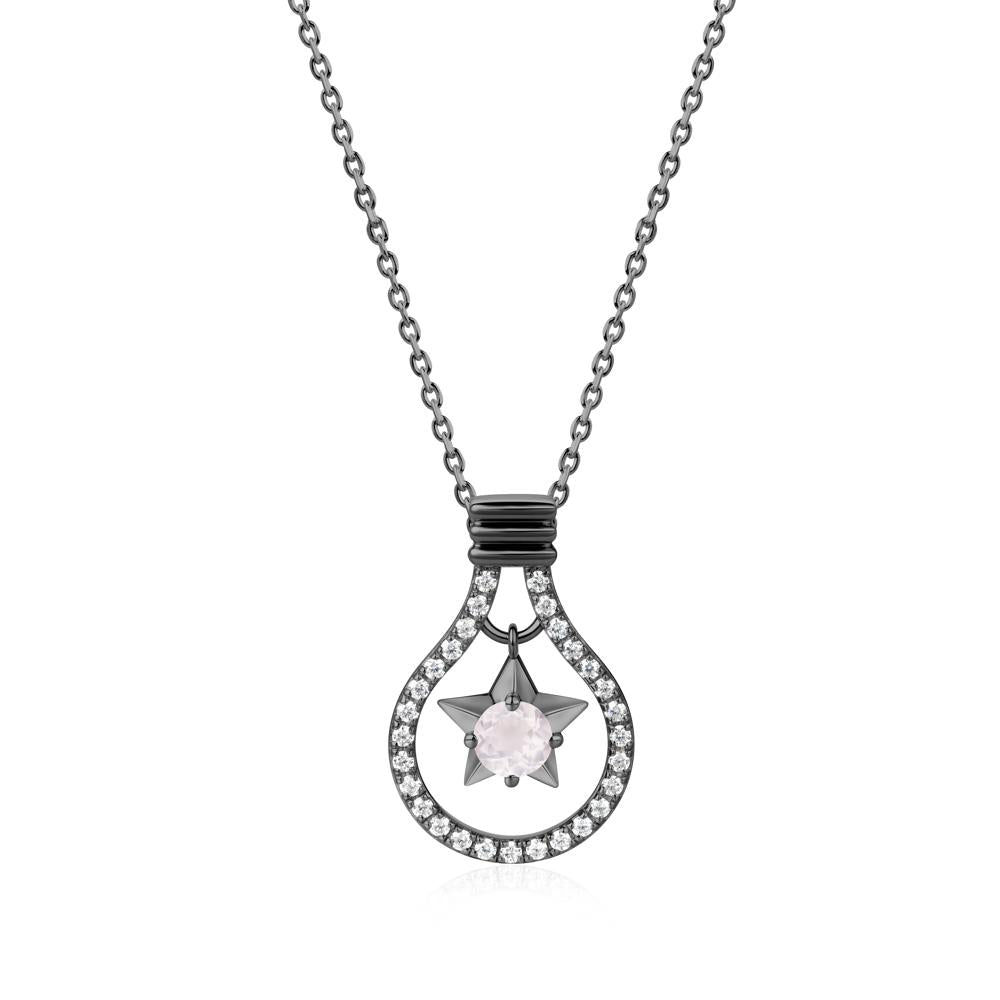 Lightbulb Star Green Amethyst Necklace - LUO Jewelry #gemstone_Rose Quartz
