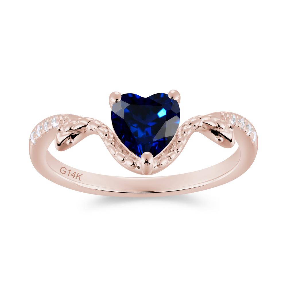 Heart Shaped Emerald Dual Snake Ring - LUO Jewelry #gemstone_Sapphire