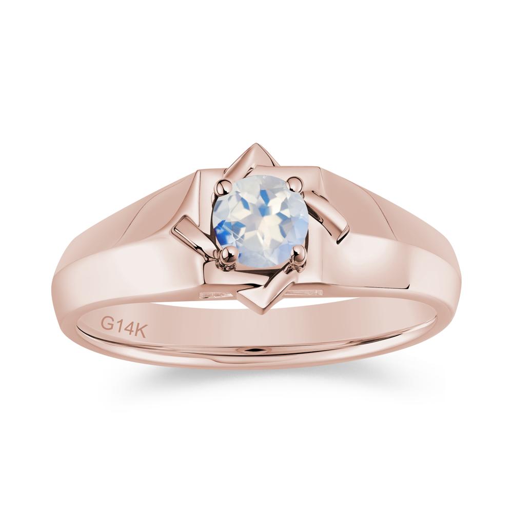 Minimalist Amethyst Ring for Men and Women - LUO Jewelry #gemstone_Moonstone