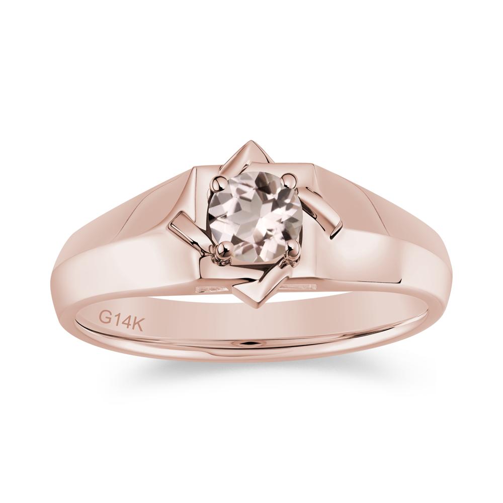 Minimalist Amethyst Ring for Men and Women - LUO Jewelry #gemstone_Morganite