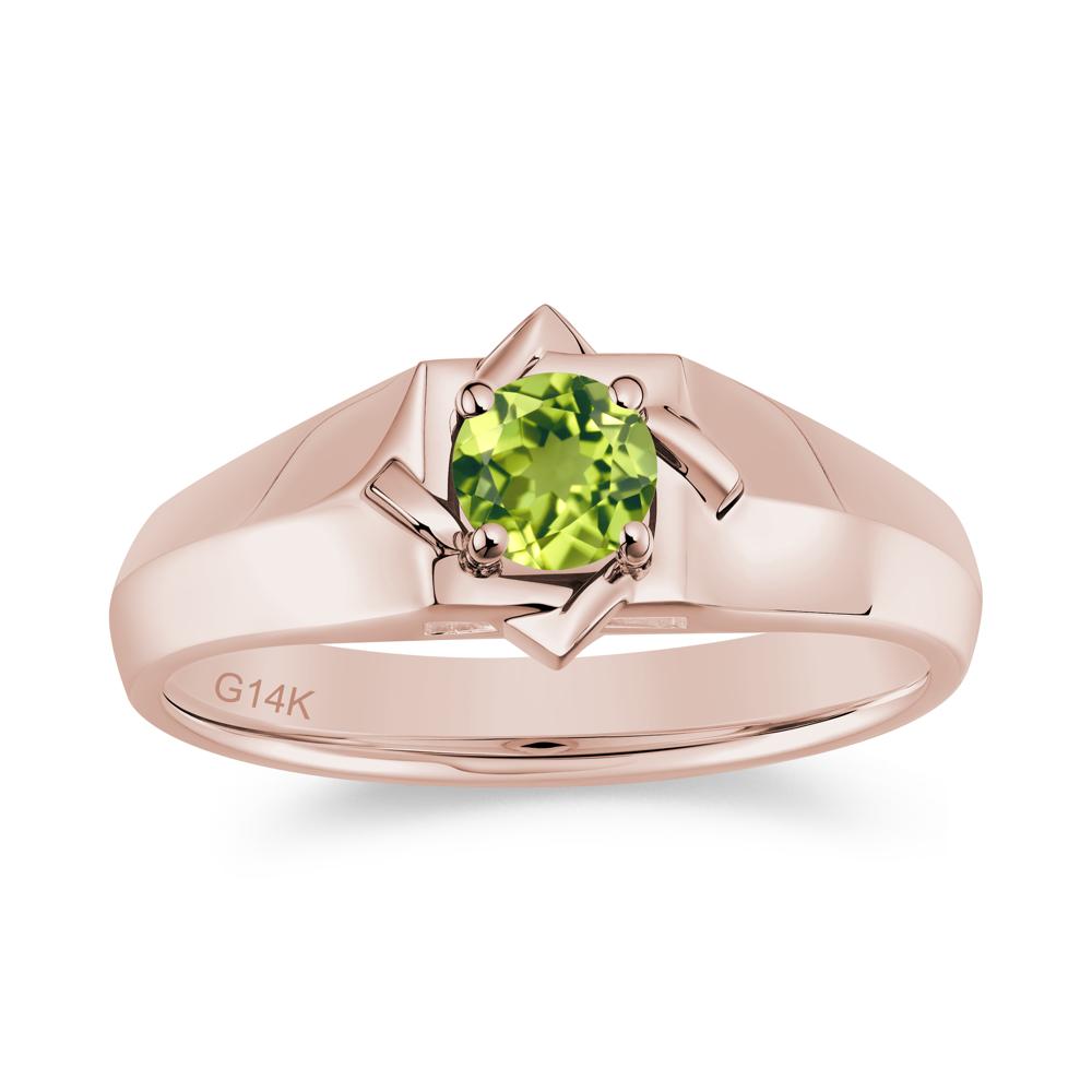 Minimalist Amethyst Ring for Men and Women - LUO Jewelry #gemstone_Peridot