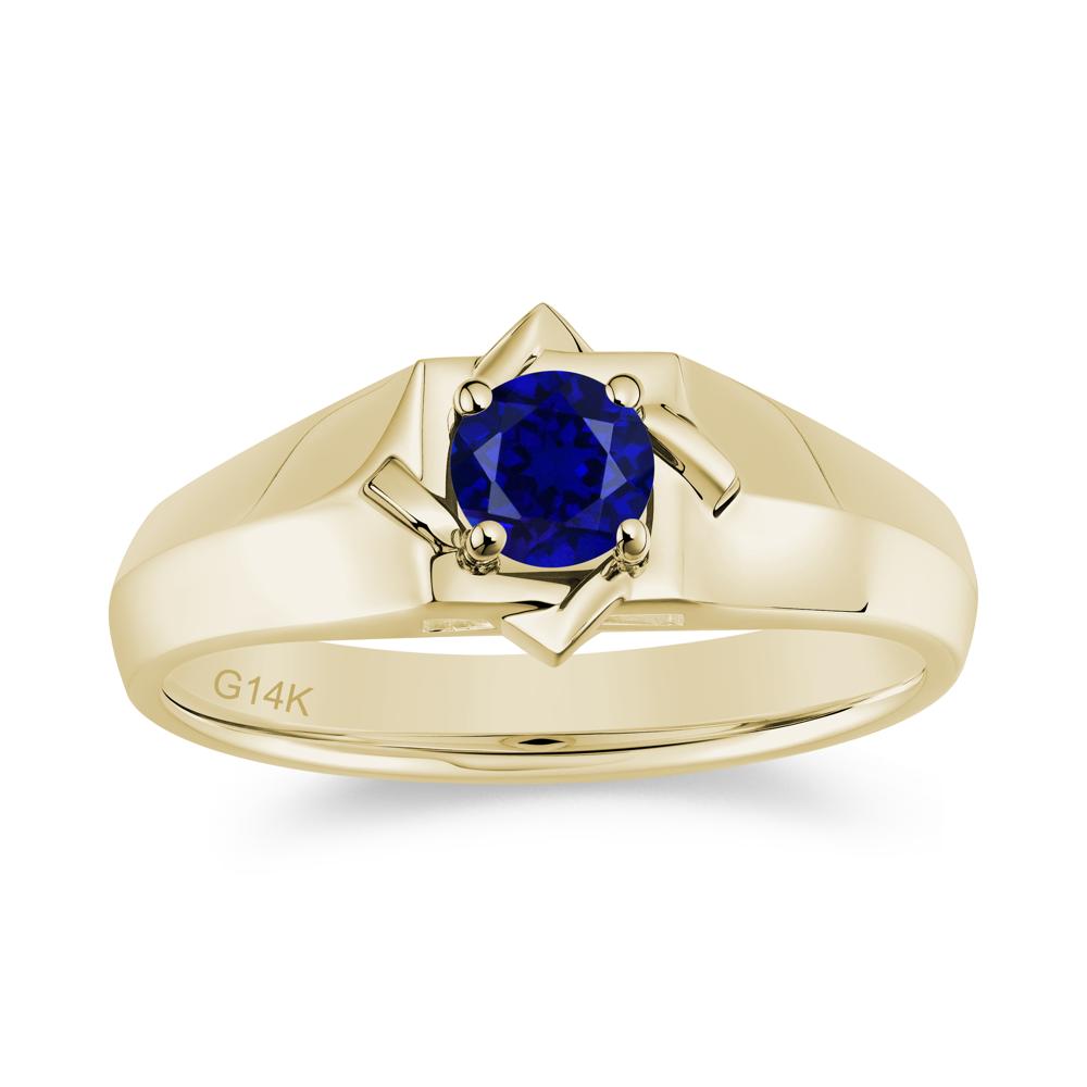 Minimalist Amethyst Ring for Men and Women - LUO Jewelry #gemstone_Sapphire