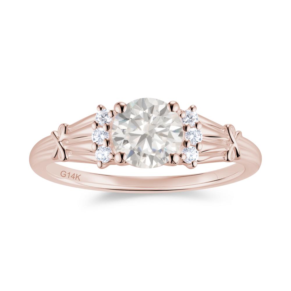 Boho Flower Inspired Cubic Zirconia Ring - LUO Jewelry #gemstone_Cubic Zirconia