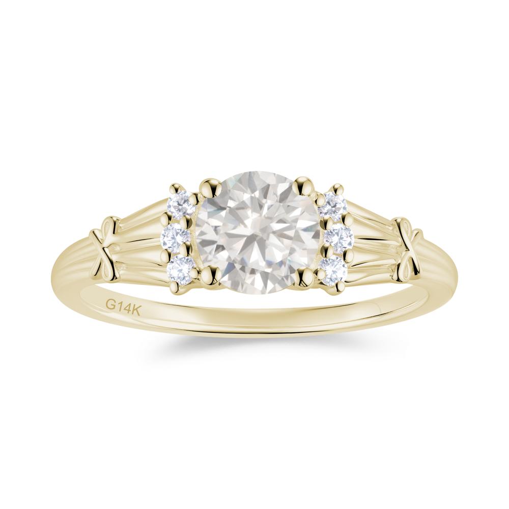 Boho Flower Inspired Cubic Zirconia Ring - LUO Jewelry #gemstone_Cubic Zirconia