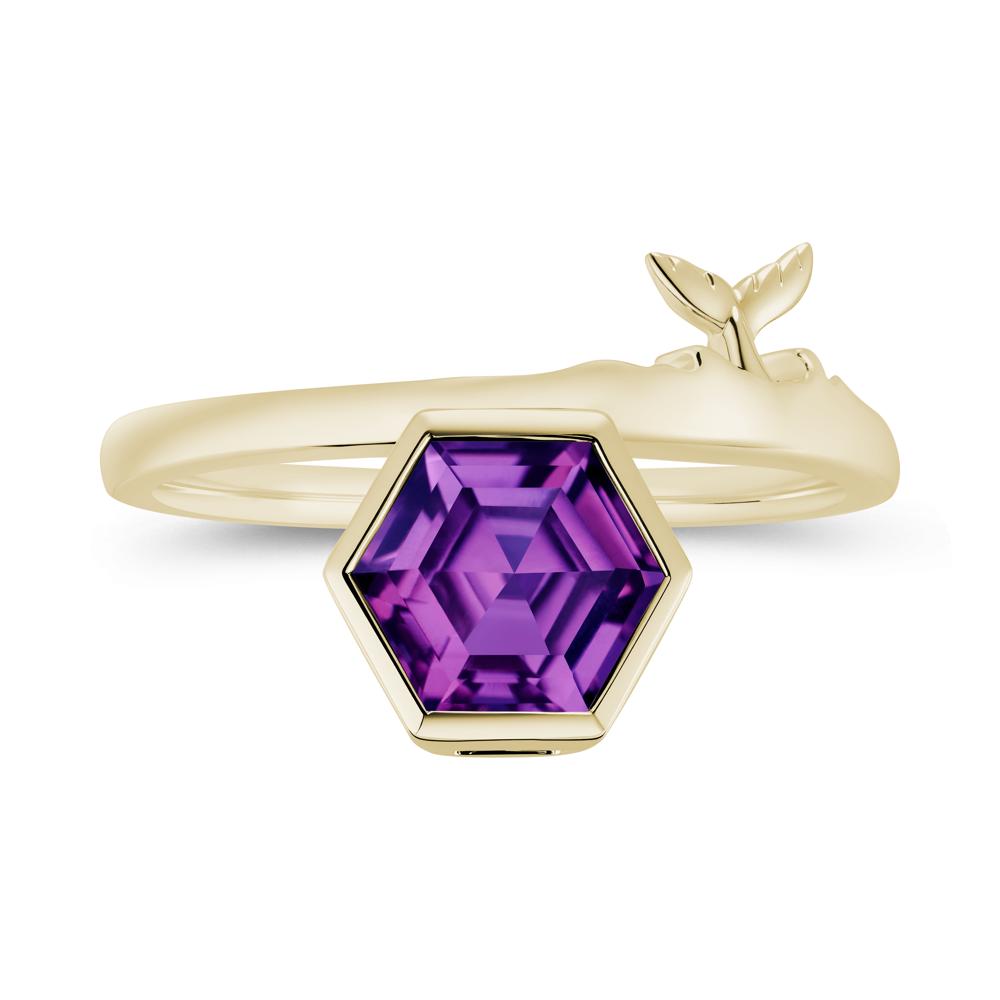 Dolphin Tail Emerald Ocean Ring - LUO Jewelry #gemstone_Amethyst