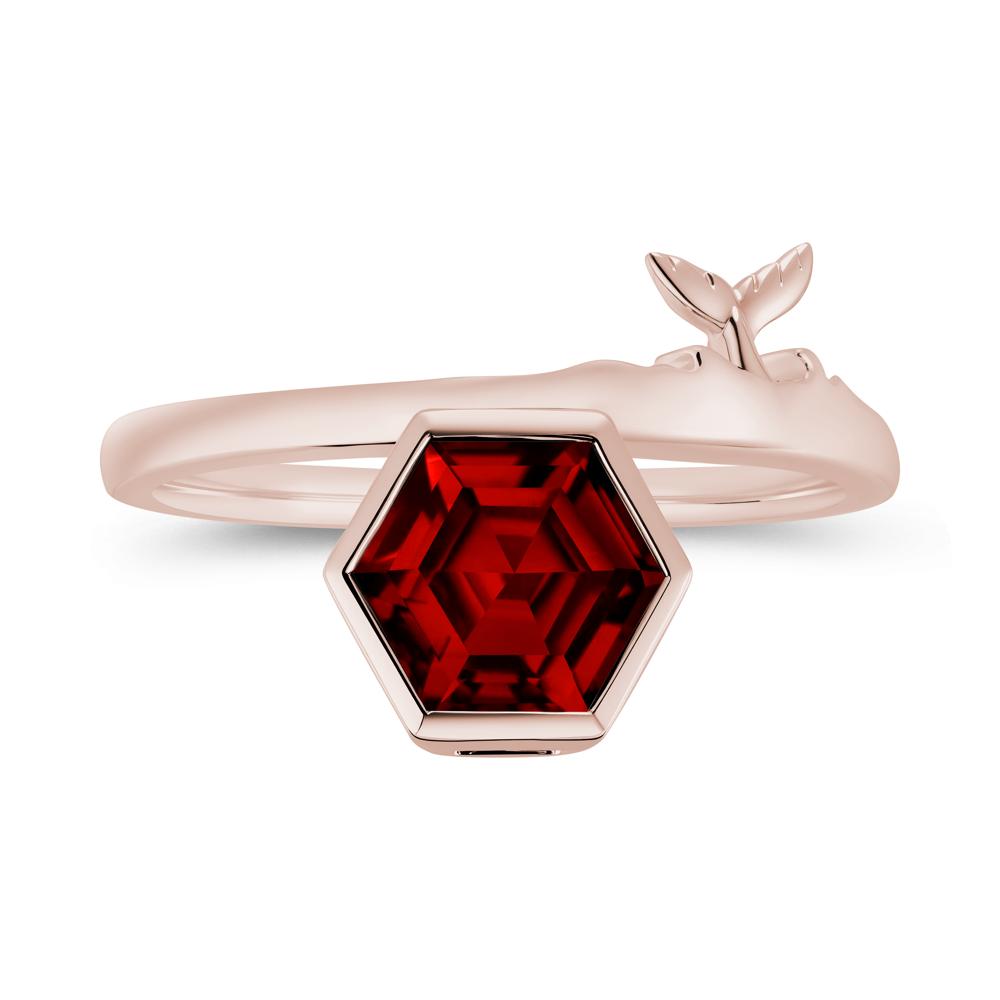 Dolphin Tail Emerald Ocean Ring - LUO Jewelry #gemstone_Garnet