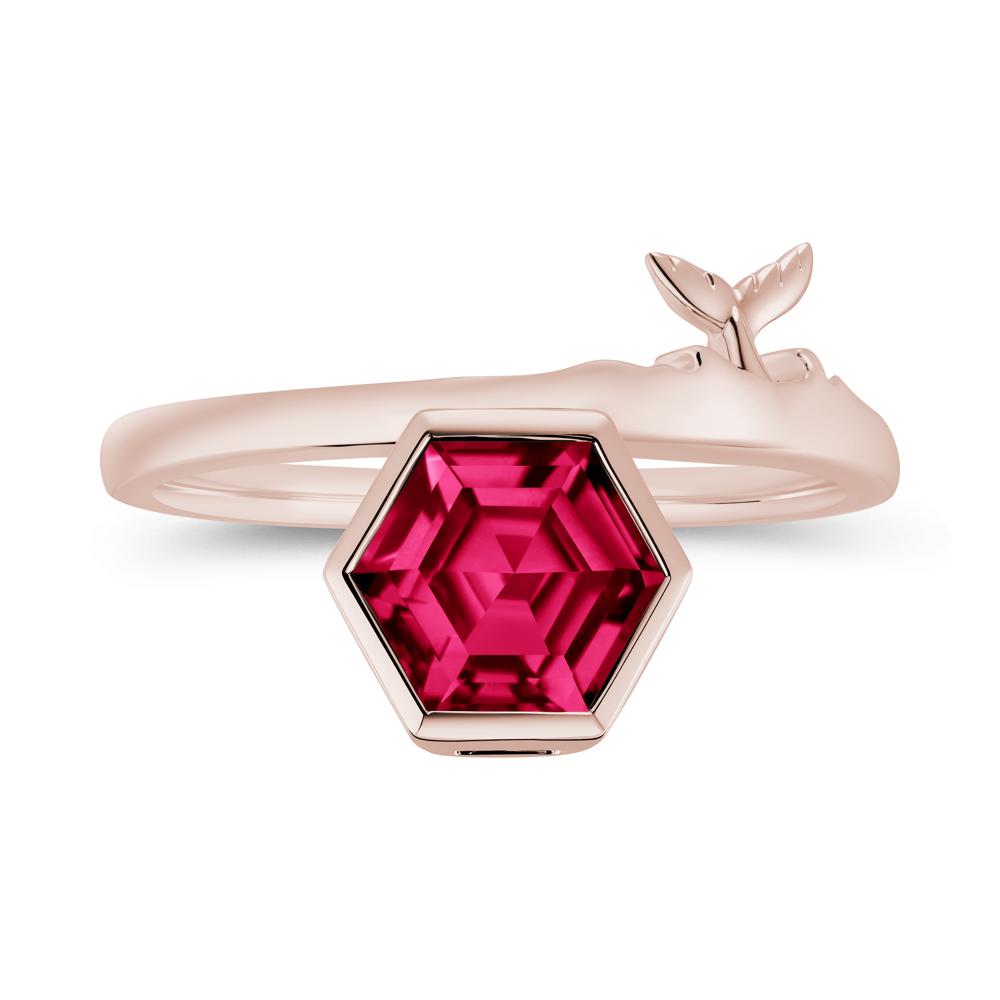 Dolphin Tail Emerald Ocean Ring - LUO Jewelry #gemstone_Ruby