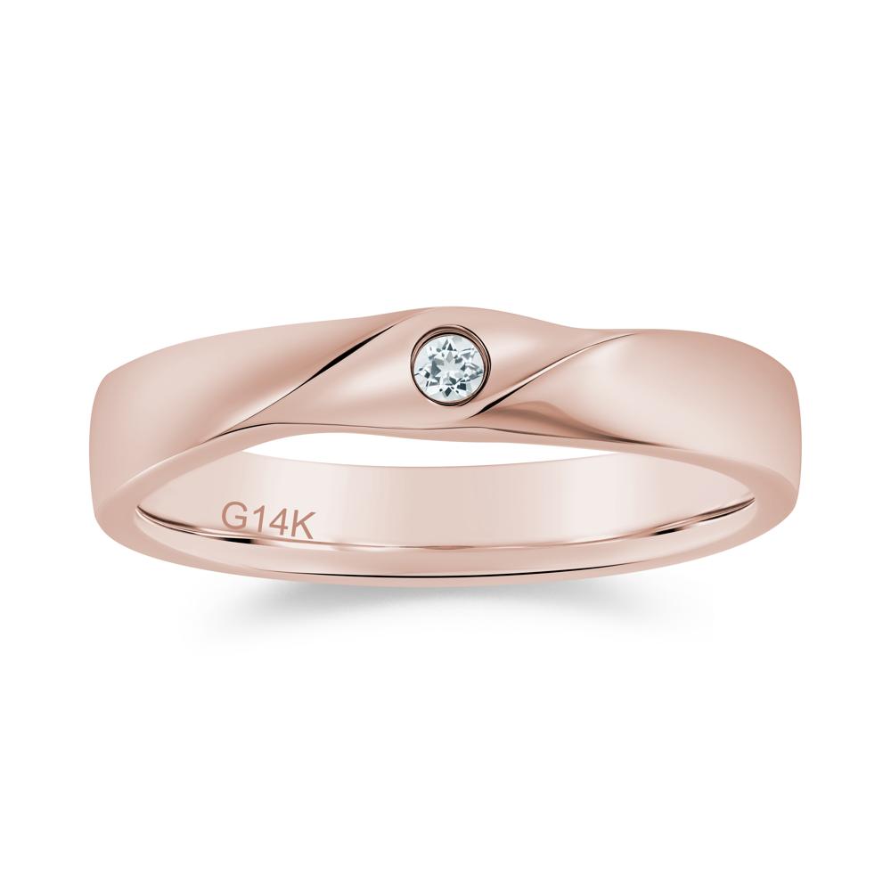 Petite Amethyst Twisted Ring - LUO Jewelry #gemstone_Aquamarine
