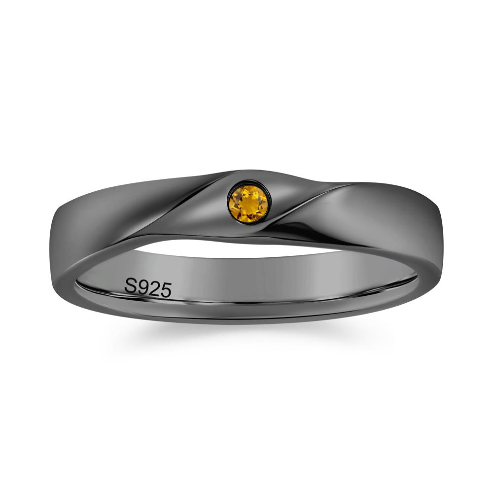 Petite Amethyst Twisted Ring - LUO Jewelry #gemstone_Citrine