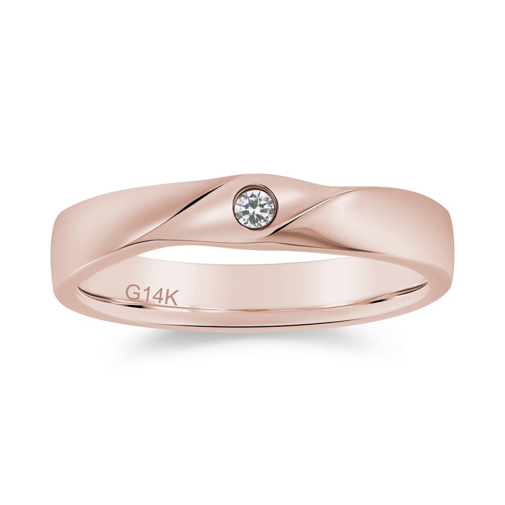 Petite Amethyst Twisted Ring - LUO Jewelry #gemstone_Cubic Zirconia
