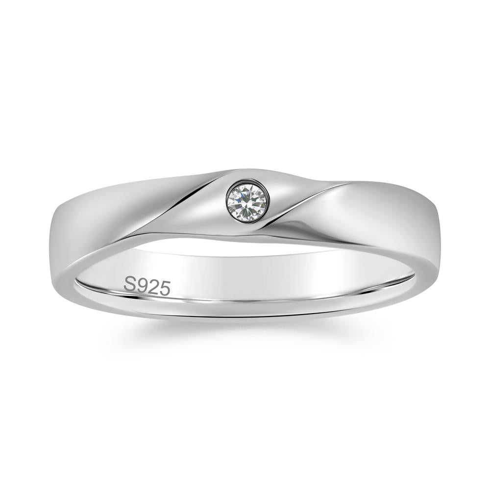 Petite Amethyst Twisted Ring - LUO Jewelry #gemstone_Cubic Zirconia