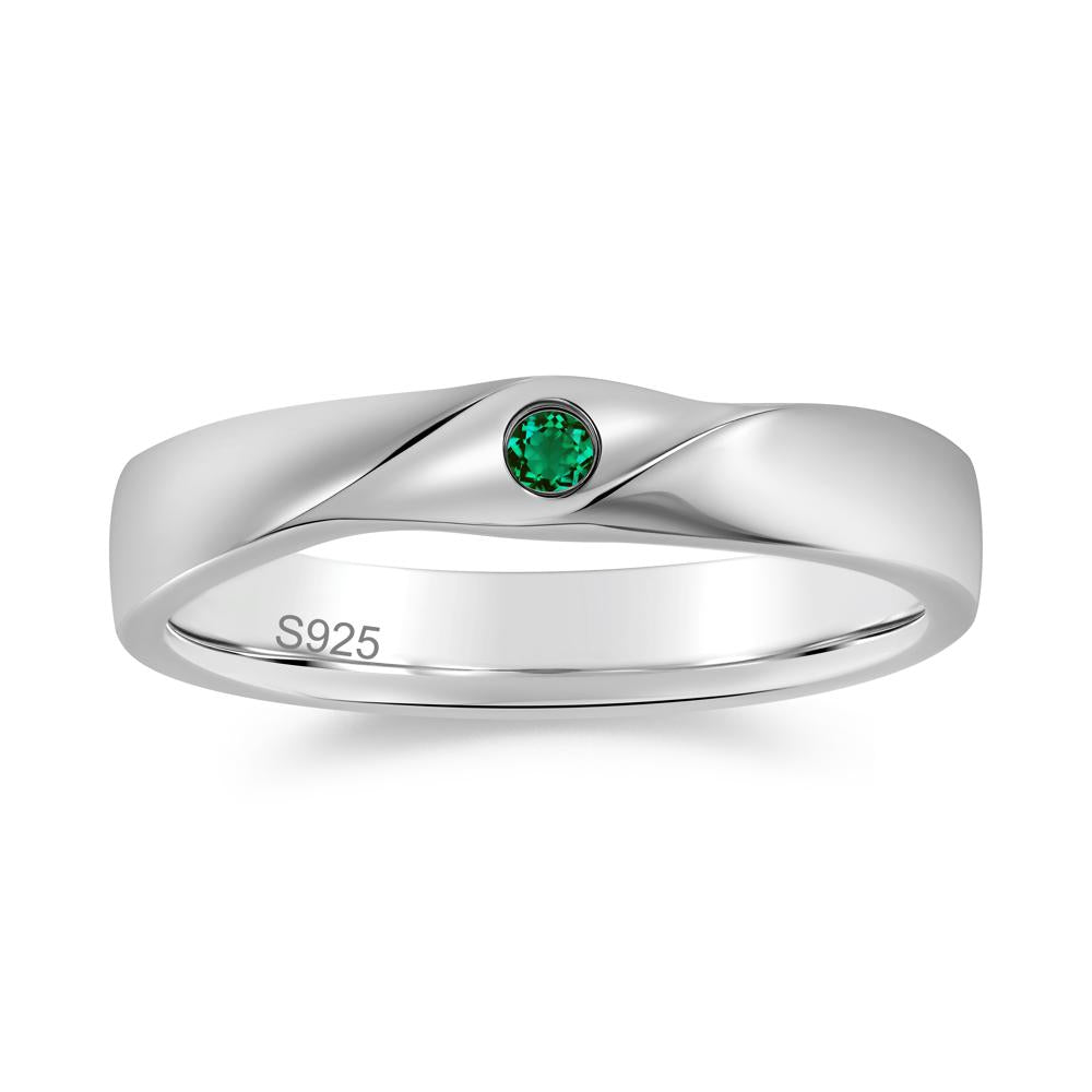 Petite Amethyst Twisted Ring - LUO Jewelry #gemstone_Emerald