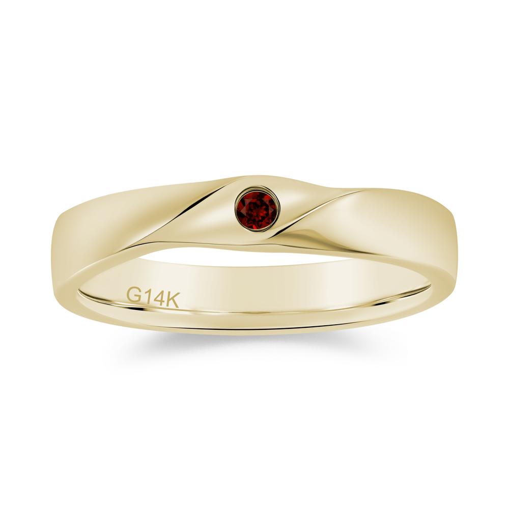 Petite Amethyst Twisted Ring - LUO Jewelry #gemstone_Garnet