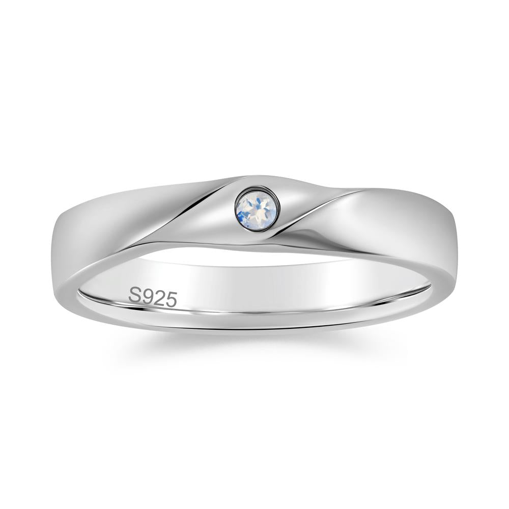 Petite Amethyst Twisted Ring - LUO Jewelry #gemstone_Moonstone