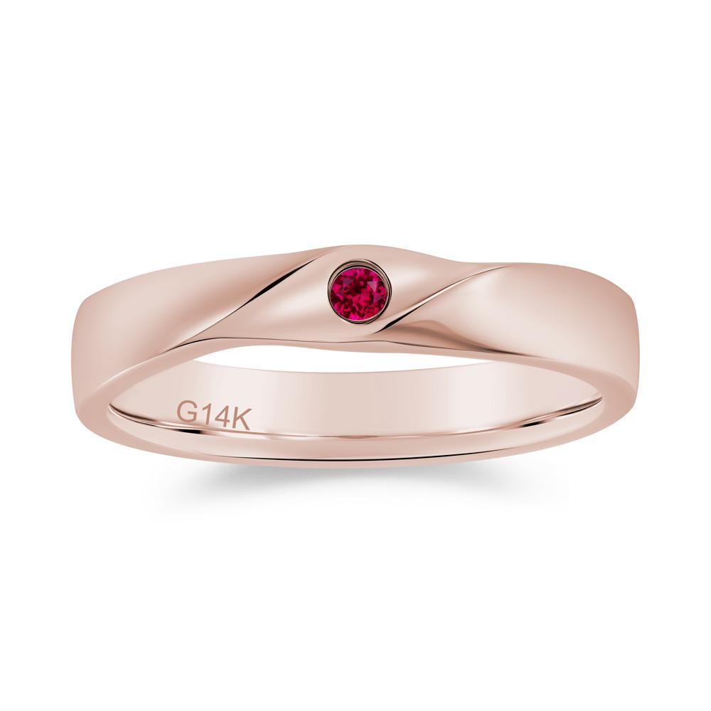 Petite Amethyst Twisted Ring - LUO Jewelry #gemstone_Ruby
