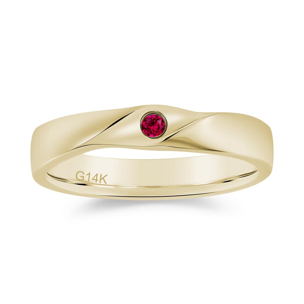 Petite Amethyst Twisted Ring - LUO Jewelry #gemstone_Ruby