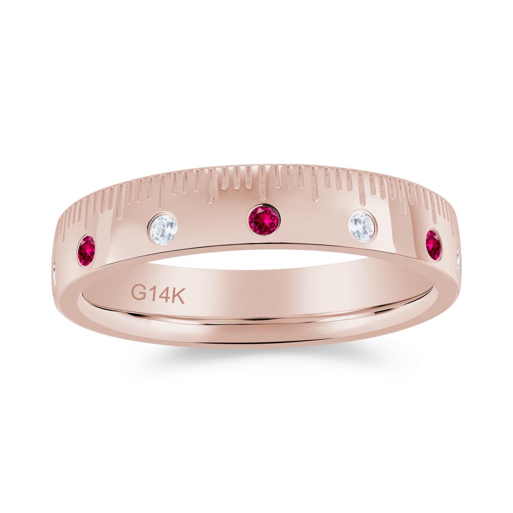 Emerald and Cubic Zirconia Ring Graduation Gift for Women - LUO Jewelry #gemstone_Ruby and Cubic Zirconia