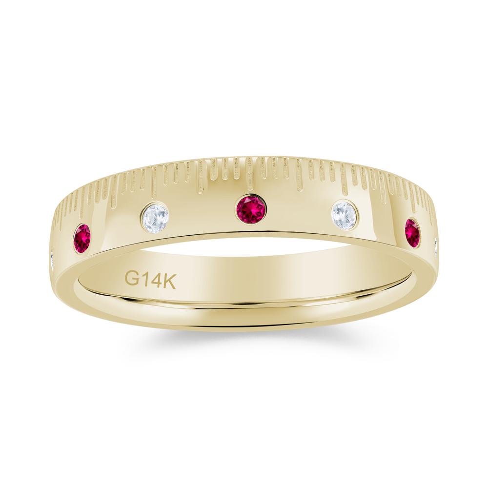 Emerald and Cubic Zirconia Ring Graduation Gift for Women - LUO Jewelry #gemstone_Ruby and Cubic Zirconia
