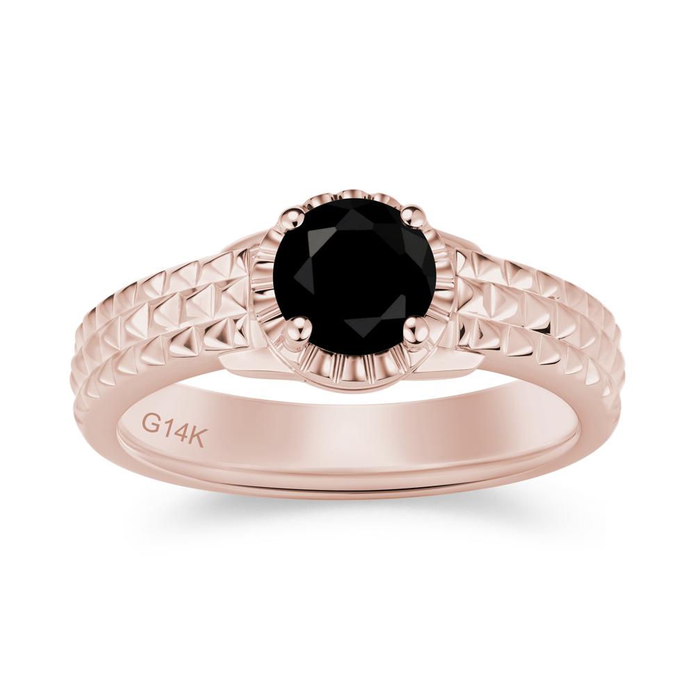 Garnet Statement Unisex Ring - LUO Jewelry #gemstone_Black Spinel