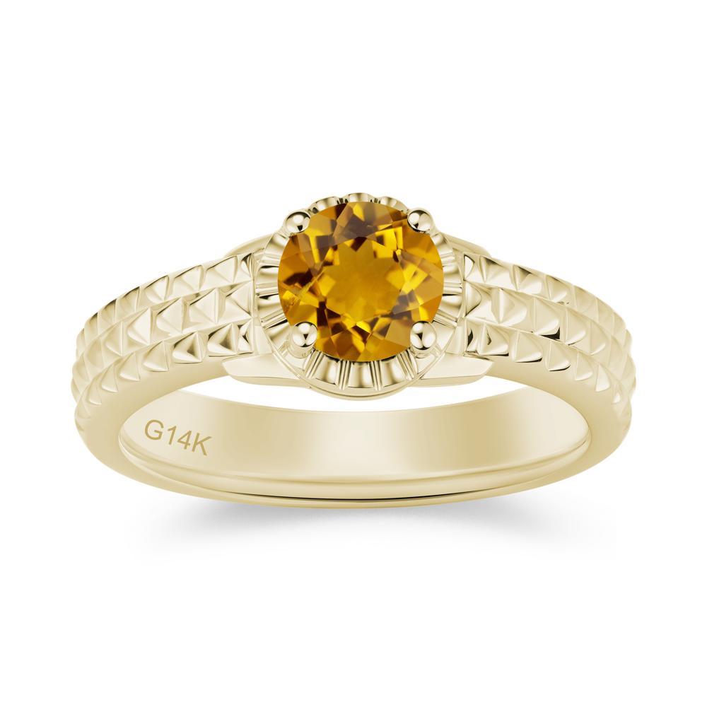 Garnet Statement Unisex Ring - LUO Jewelry #gemstone_Citrine