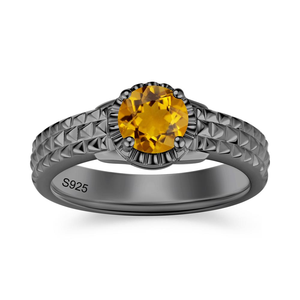 Garnet Statement Unisex Ring - LUO Jewelry #gemstone_Citrine