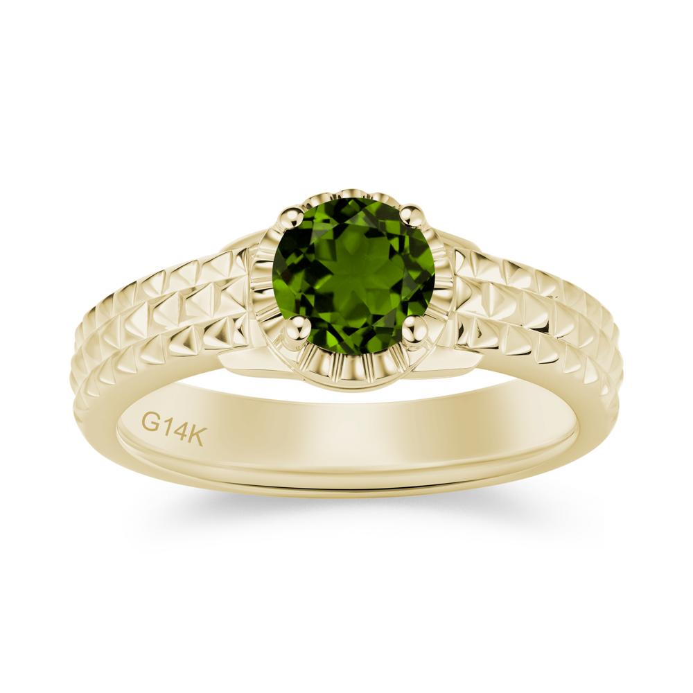 Garnet Statement Unisex Ring - LUO Jewelry #gemstone_Diopside
