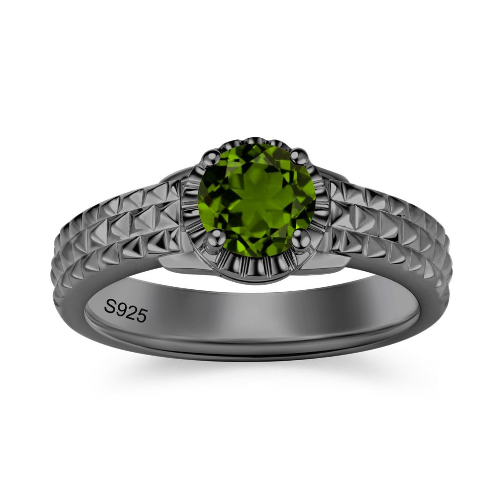 Garnet Statement Unisex Ring - LUO Jewelry #gemstone_Diopside