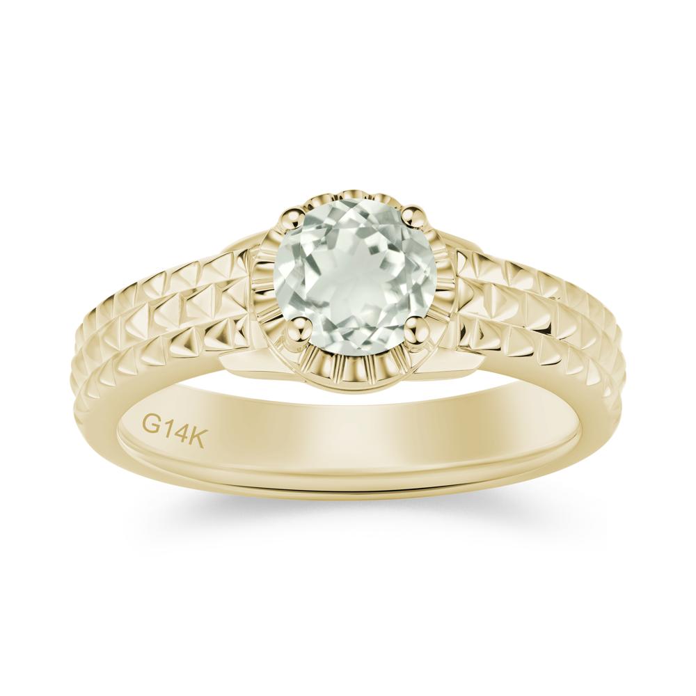 Garnet Statement Unisex Ring - LUO Jewelry #gemstone_Green Amethyst