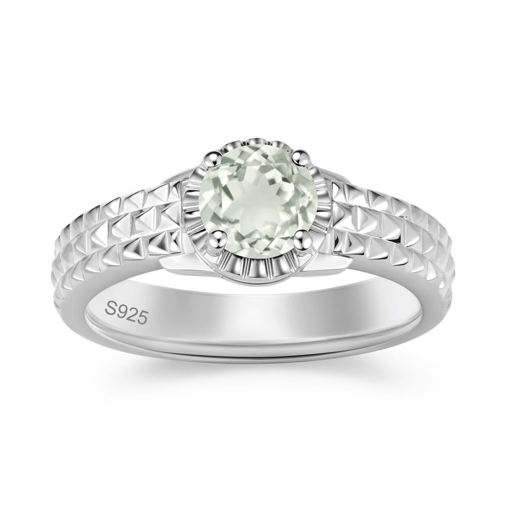 Garnet Statement Unisex Ring - LUO Jewelry #gemstone_Green Amethyst