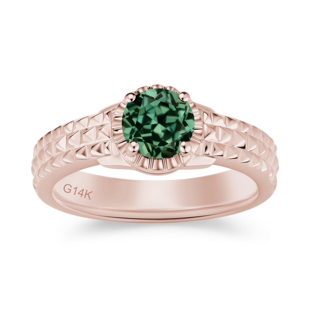 Garnet Statement Unisex Ring - LUO Jewelry #gemstone_Green Sapphire