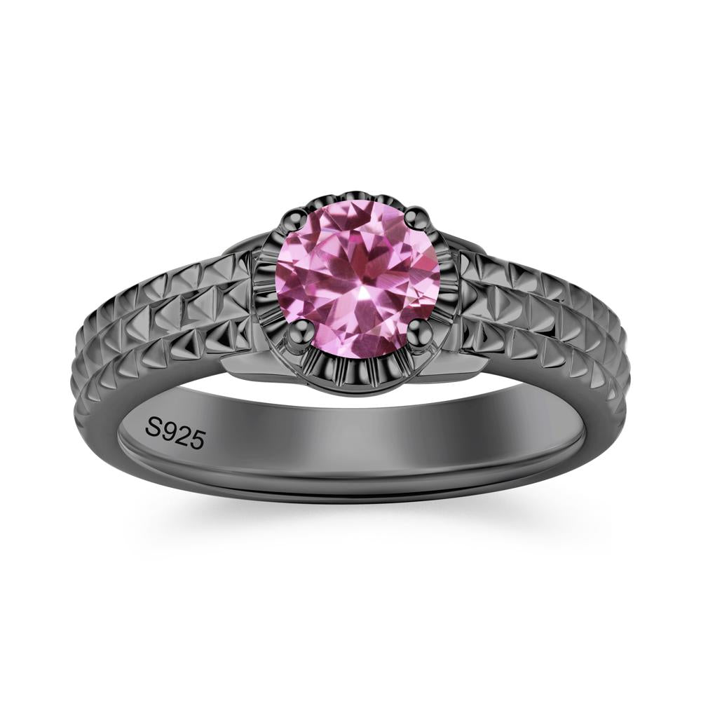 Garnet Statement Unisex Ring - LUO Jewelry #gemstone_Pink Sapphire