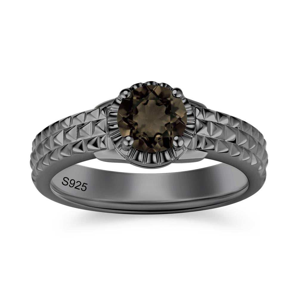 Garnet Statement Unisex Ring - LUO Jewelry #gemstone_Smoky Quartz