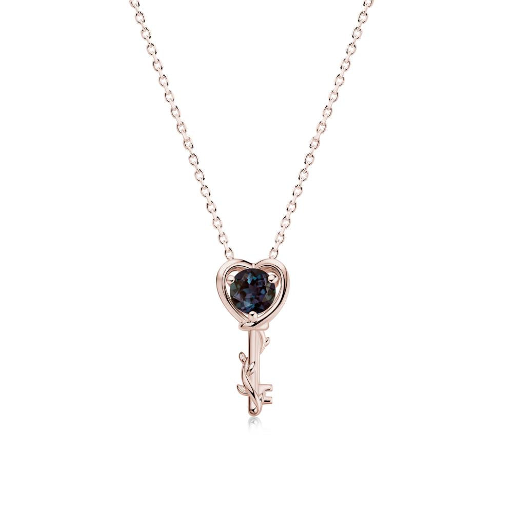 Key Lemon Quartz Leaf Necklace for Women - LUO Jewelry #gemstone_Alexandrite