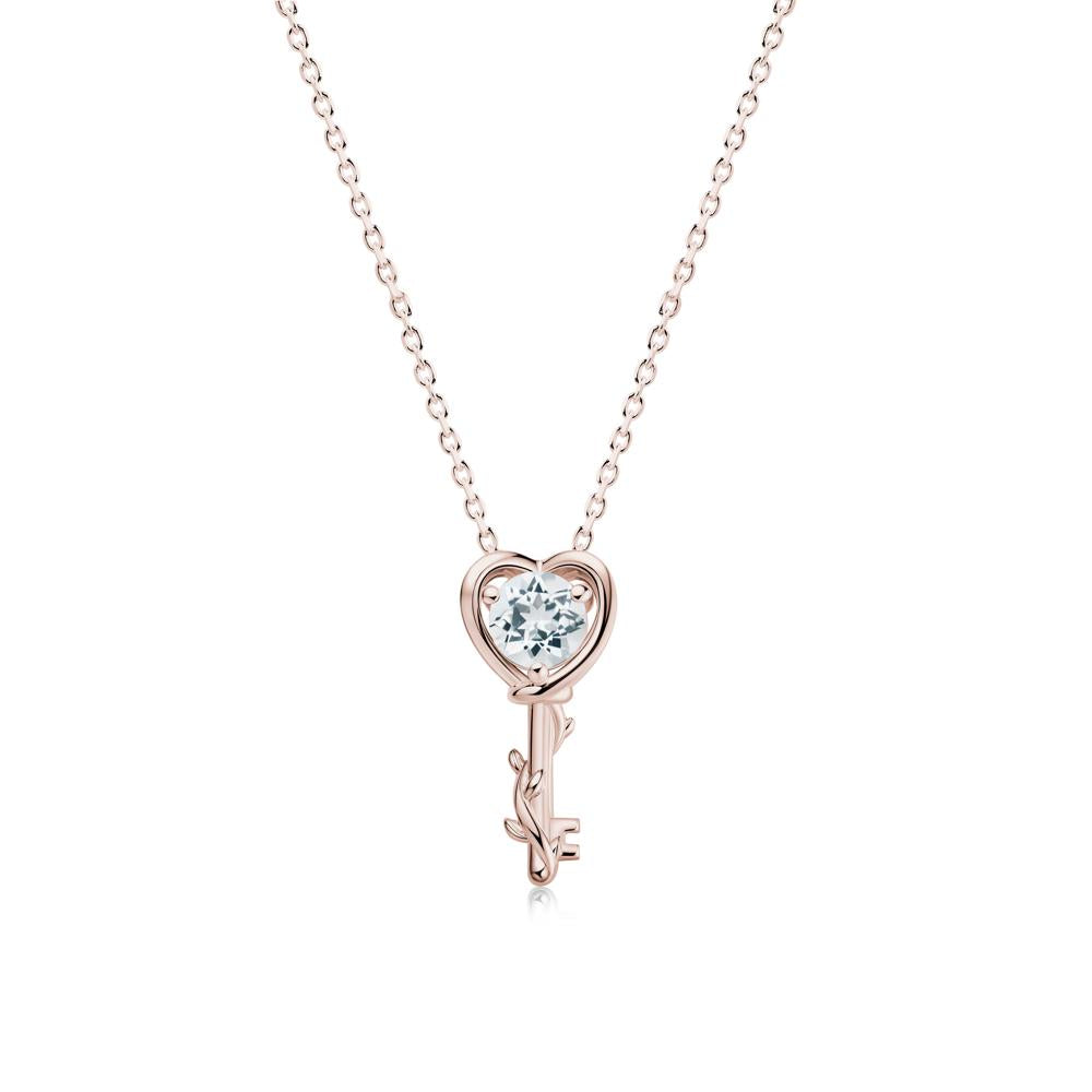 Key Lemon Quartz Leaf Necklace for Women - LUO Jewelry #gemstone_Aquamarine