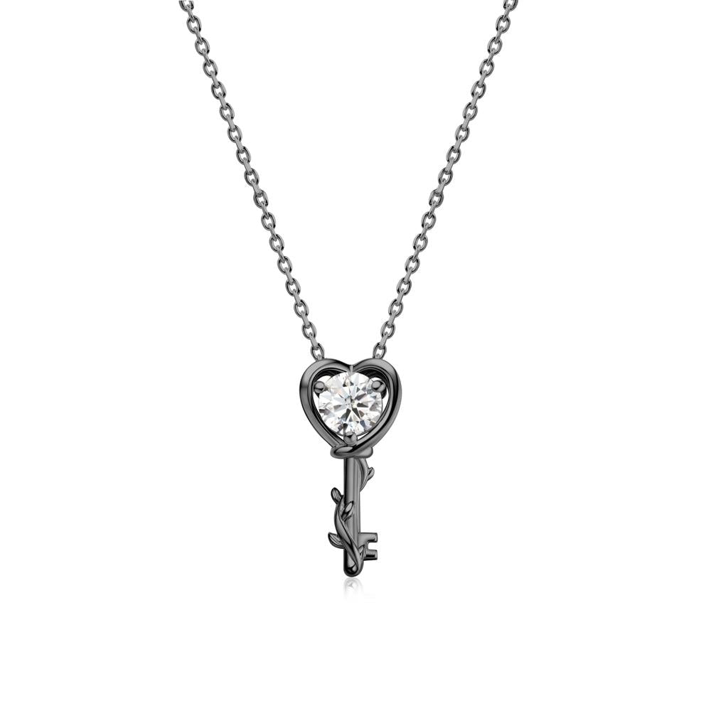 Key Lemon Quartz Leaf Necklace for Women - LUO Jewelry #gemstone_Moissanite
