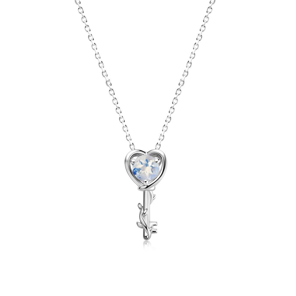 Key Lemon Quartz Leaf Necklace for Women - LUO Jewelry #gemstone_Moonstone