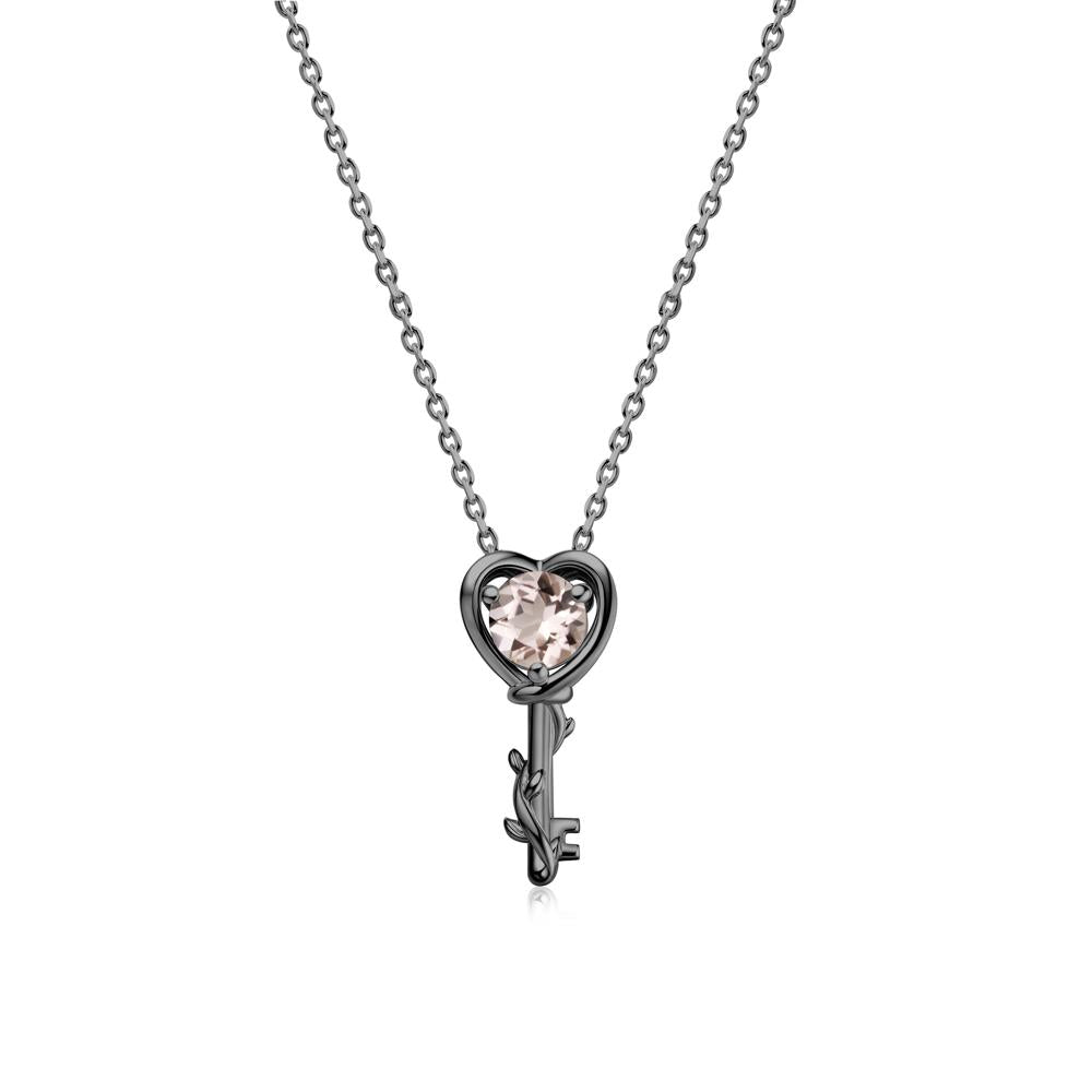 Key Lemon Quartz Leaf Necklace for Women - LUO Jewelry #gemstone_Morganite
