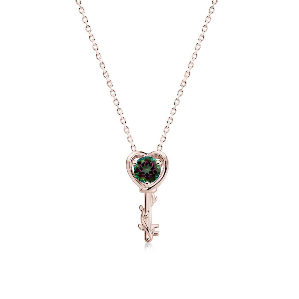 Key Lemon Quartz Leaf Necklace for Women - LUO Jewelry #gemstone_Mystic Topaz