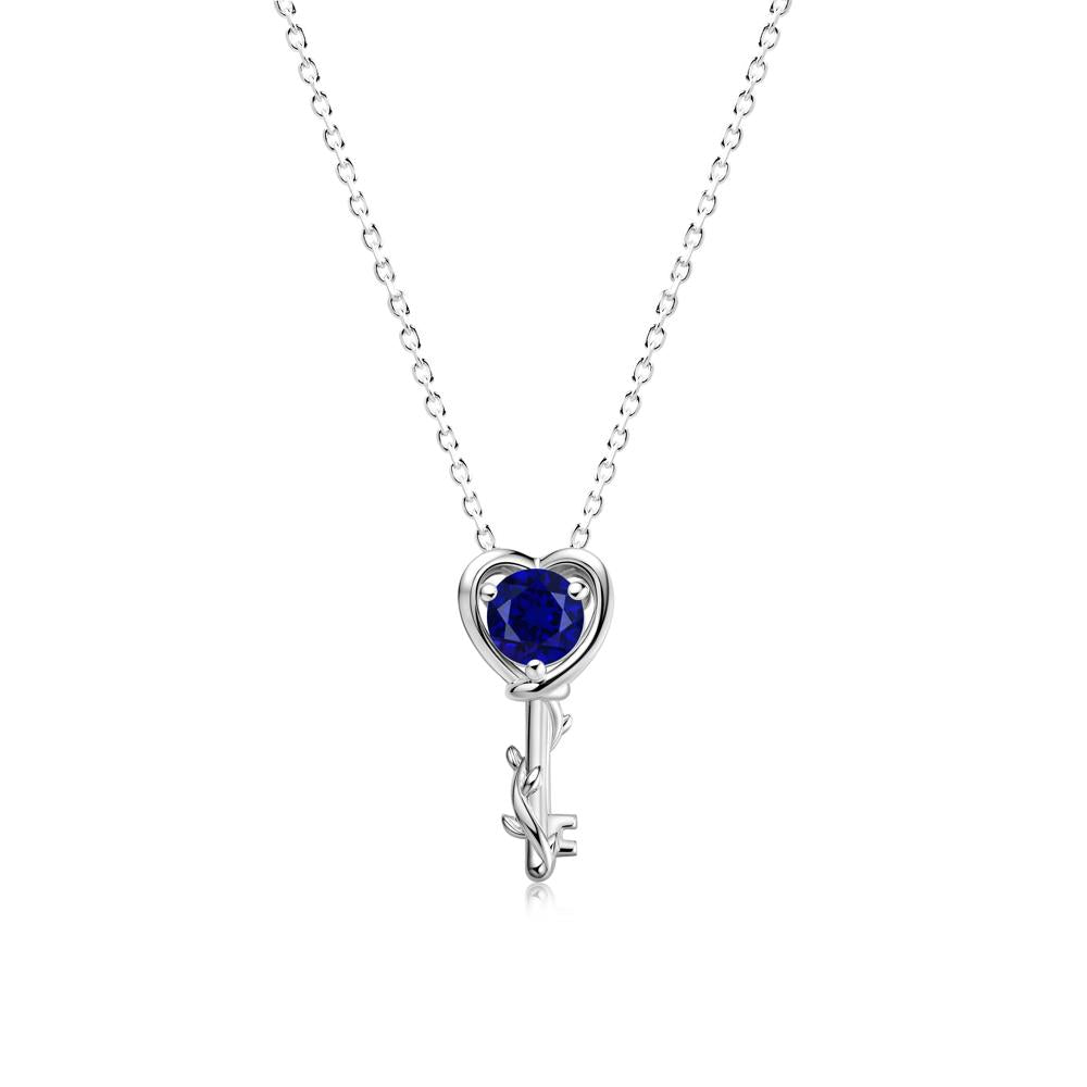 Key Lemon Quartz Leaf Necklace for Women - LUO Jewelry #gemstone_Sapphire
