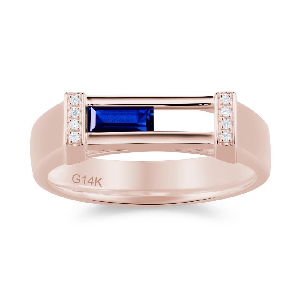 Movable Baguette Cut Petite Alexandrite Ring - LUO Jewelry #gemstone_Sapphire