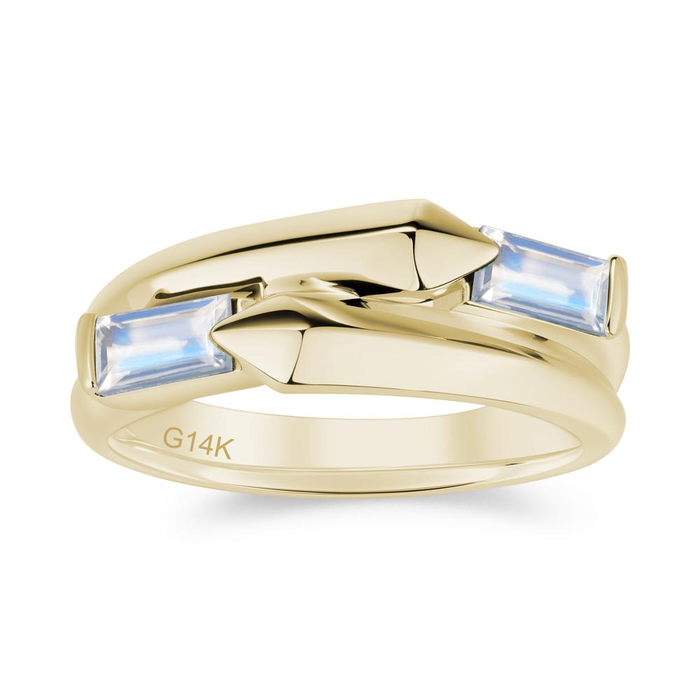 Toi Et Moi Bypass East West Garnet Ring - LUO Jewelry #gemstone_Moonstone
