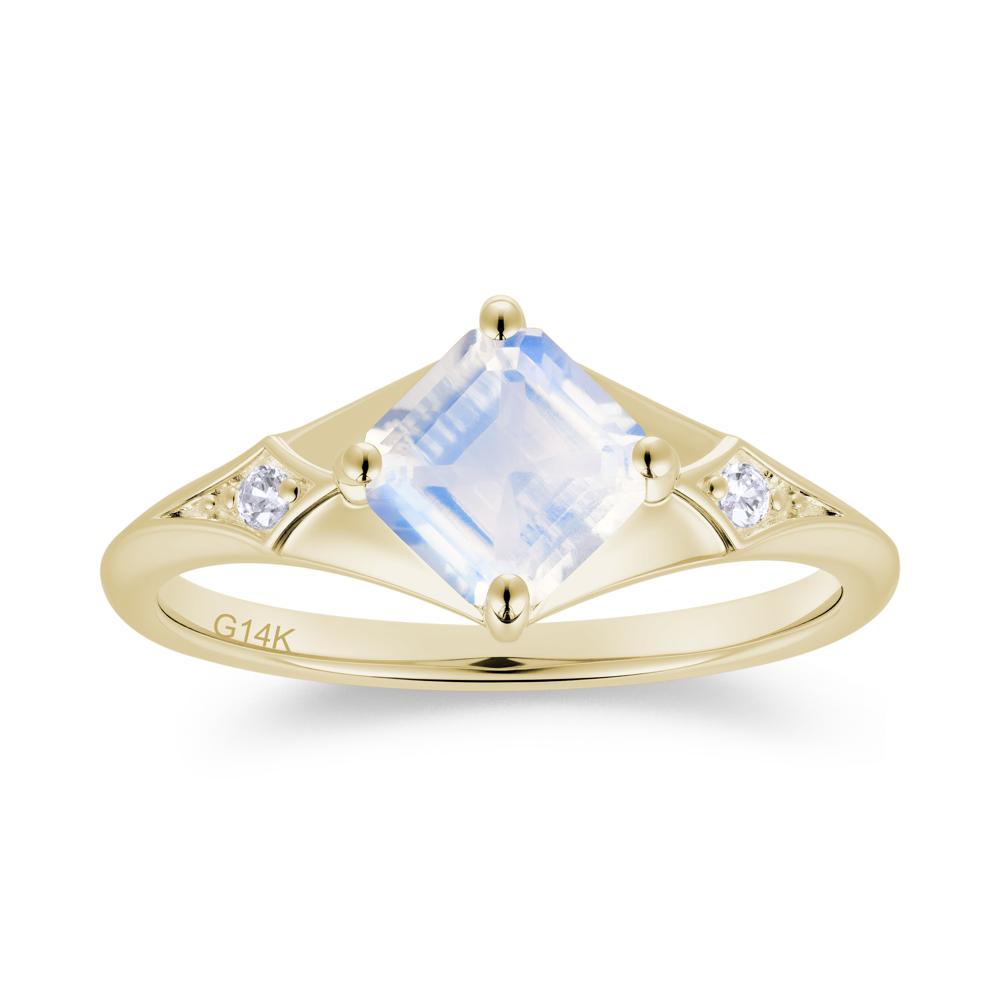 Asscher Cut London Blue Topaz Ring for Women - LUO Jewelry #gemstone_Moonstone