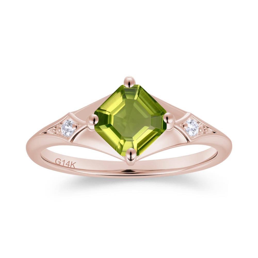 Asscher Cut London Blue Topaz Ring for Women - LUO Jewelry #gemstone_Peridot