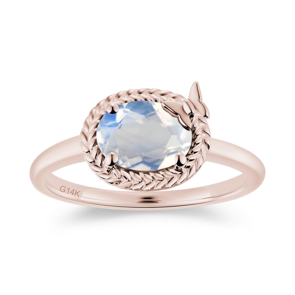 Oval Cut Amethyst Butterfly Promise Ring - LUO Jewelry #gemstone_Moonstone