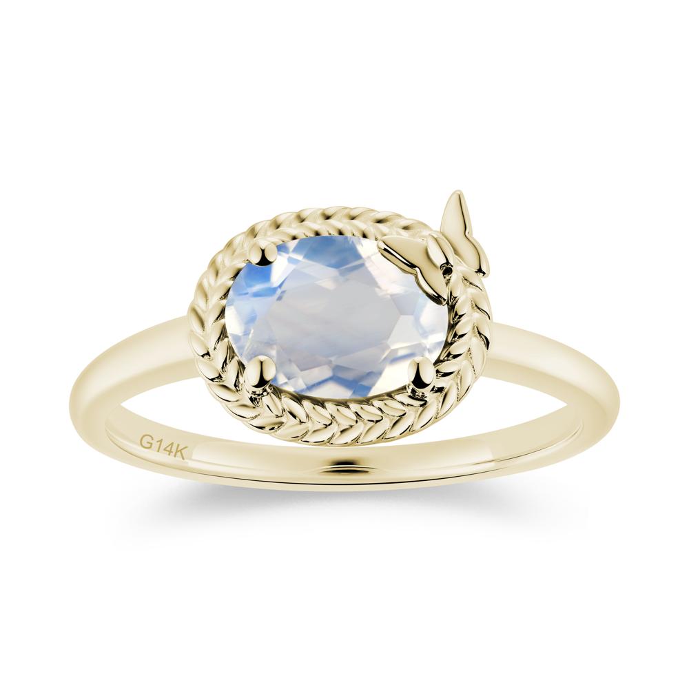 Oval Cut Amethyst Butterfly Promise Ring - LUO Jewelry #gemstone_Moonstone