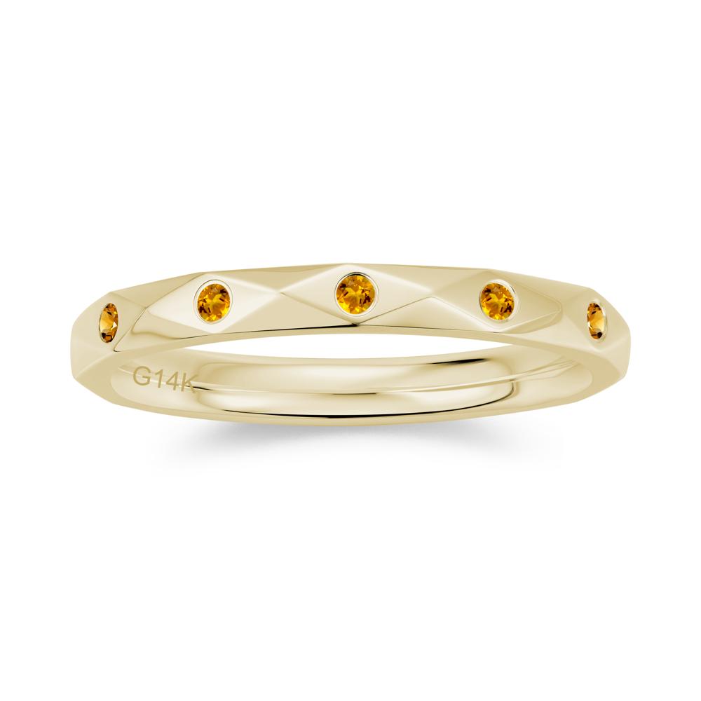 Minimalist Emerald Eternity Wedding Band Ring - LUO Jewelry #gemstone_Citrine