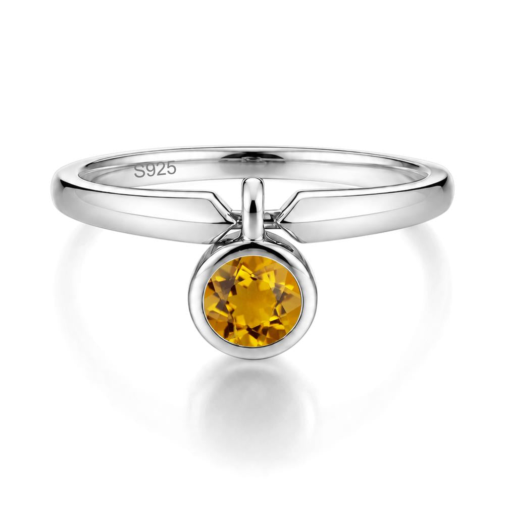 Custom Back Pattern Pink Cubic Zirconia Reversible Ring - LUO Jewelry #gemstone_Citrine