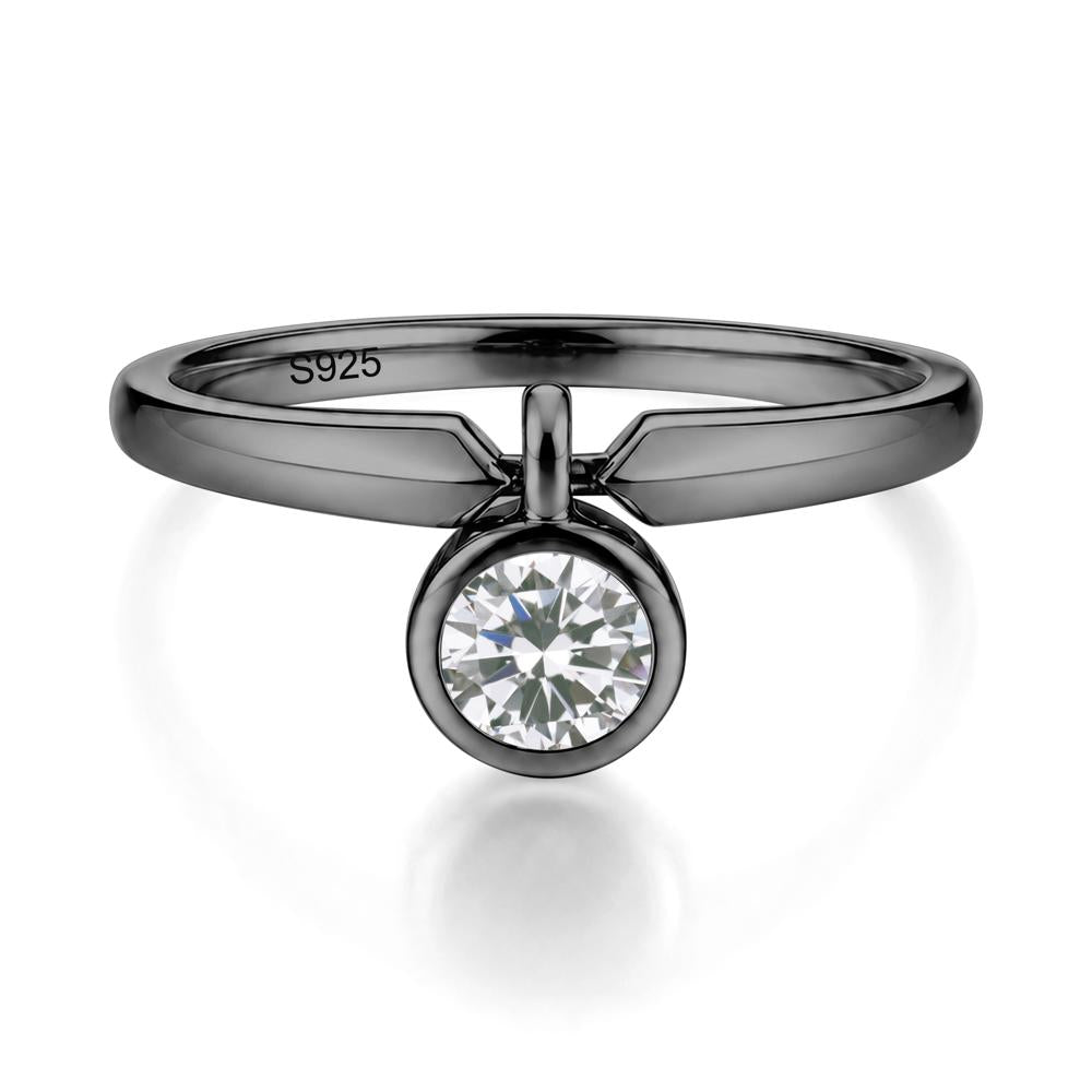Custom Back Pattern Pink Cubic Zirconia Reversible Ring - LUO Jewelry #gemstone_Cubic Zirconia
