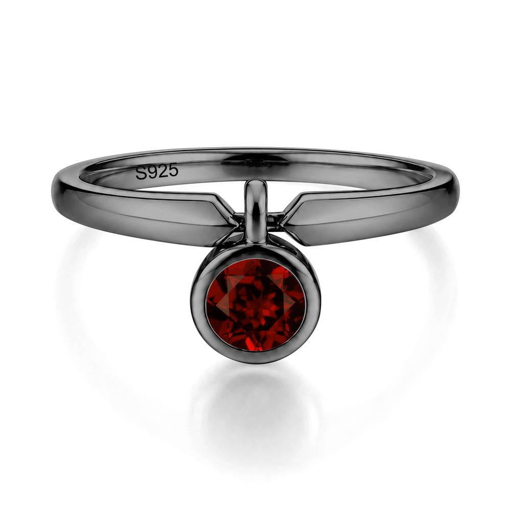 Custom Back Pattern Pink Cubic Zirconia Reversible Ring - LUO Jewelry #gemstone_Garnet