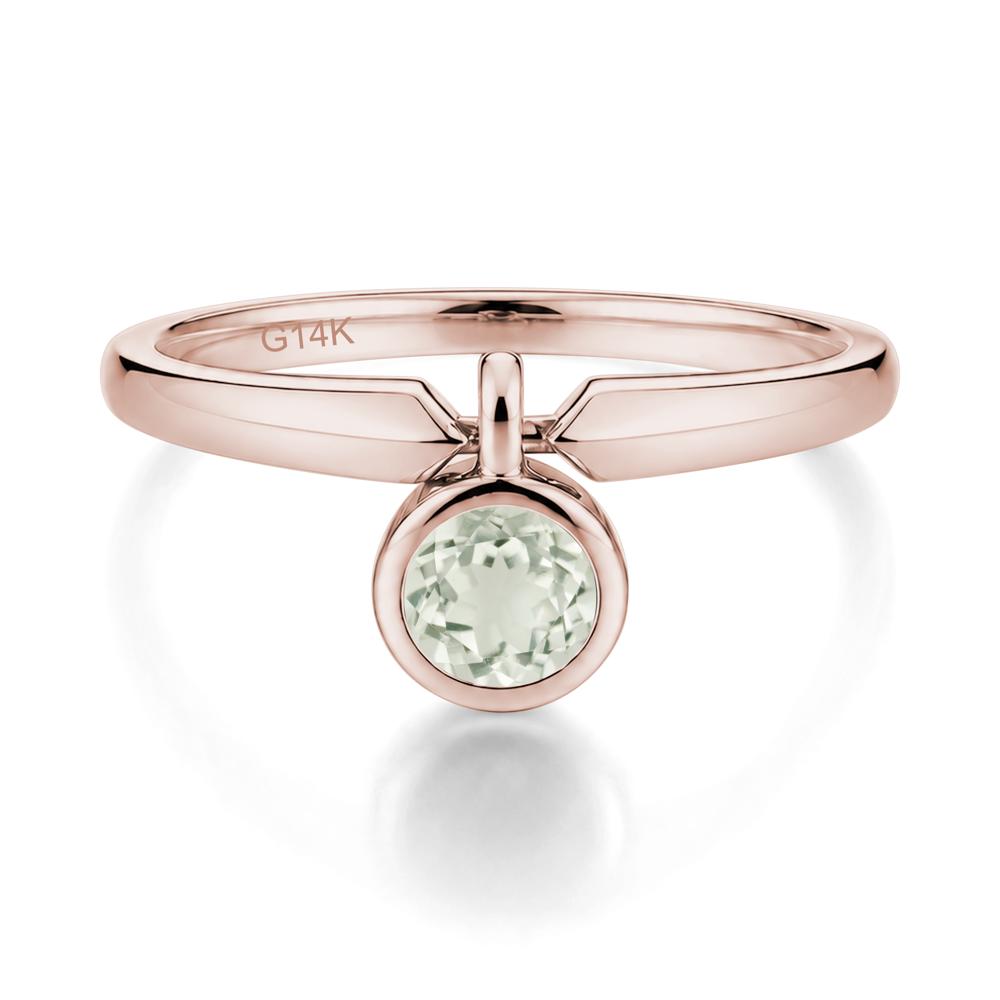 Custom Back Pattern Pink Cubic Zirconia Reversible Ring - LUO Jewelry #gemstone_Green Amethyst
